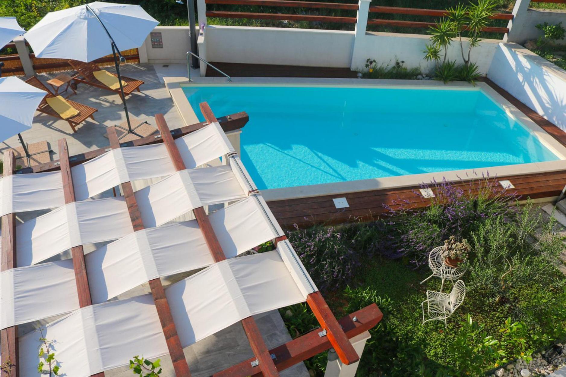 Villa My Rose With A Private Pool Mlini Eksteriør billede
